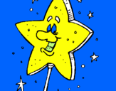 Coloring page Magic wand painted byisabellav,