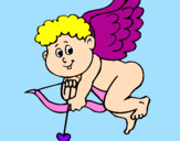 Coloring page Cupid painted bycamila