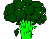 Coloring page Broccoli painted byivanmo