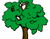 Coloring page Tree painted bylamb