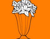 Coloring page Vase of flowers painted bynoe 5  vieria3 