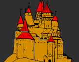 Coloring page Medieval castle painted byETHAN