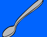 Coloring page Spoon painted byjonathan