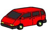 Coloring page Family car painted bySampson by Nate