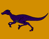 Coloring page Velociraptor painted bytank bert sac y lern