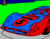 Coloring page Car number 5 painted bysebastianvaellv,