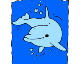 Coloring page Dolphin painted byAINOA