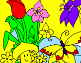 Coloring page Fauna and Flora painted byNORELLYS
