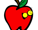 Coloring page Apple III painted byraquel