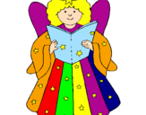 Coloring page Fairy painted bymanuel