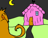 Coloring page Three little pigs 6 painted bylucaf