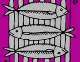 Coloring page Fish painted byVALE