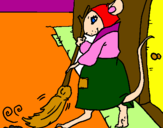 Coloring page The vain little mouse 1 painted byKutie