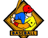 Coloring page Baseball logo painted byart8booiji7xcffuvfd njmhf