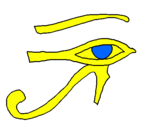 Coloring page Eye of Horus painted byjony