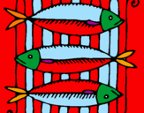 Coloring page Fish painted byEllie