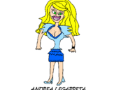 Coloring page Andrea painted byvalentina