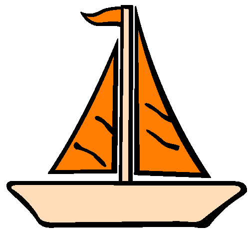 Coloring page Sailing boat painted by679895YRE87T5OE8T5URE5Y7R