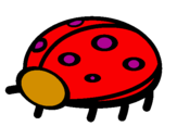 Coloring page Ladybird painted bynicole