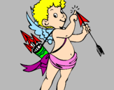 Coloring page Cupid painted bygiovanni correa torres