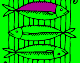 Coloring page Fish painted byBrithany