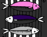 Coloring page Fish painted bymey