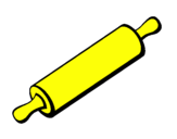 Coloring page Rolling pin painted byAmoona