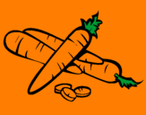 Coloring page Carrots II painted bykmwolbffkplkmkbjkghfmmkna