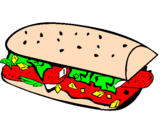 Coloring page Sandwich painted bytiagosaboya