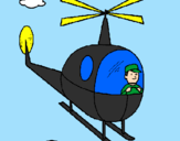 Coloring page Helicopter painted byAndres