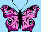 Coloring page Butterfly painted byEllie age 6