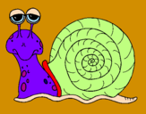 Coloring page Snail painted bydiana c.oyola gomes