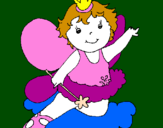 Coloring page Fairy painted bygrady
