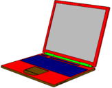 Coloring page Laptop painted byvictor