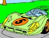 Coloring page Car number 5 painted byDiego cockiex