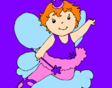 Coloring page Fairy painted byKIESHA
