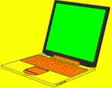 Coloring page Laptop painted byvaleria