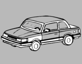 Coloring page Classic car painted byrobert