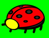 Coloring page Ladybird painted byRODOLFO