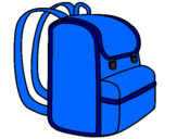 Coloring page Backpack painted byBritny