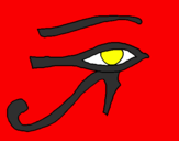 Coloring page Eye of Horus painted byLiam