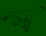 Coloring page Velociraptor II painted byjohannes