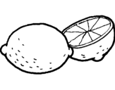 Coloring page lemon painted bypuff