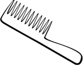 Coloring page Comb painted bypuff