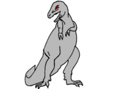 Coloring page Tyrannosaurus rex painted bytommy the t-rex