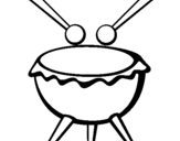 Coloring page Drum III painted bypuff