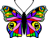 Coloring page Butterfly painted byanja2000
