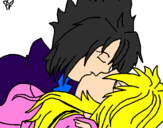Coloring page Kiss III painted byAnny