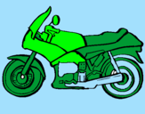 Coloring page Motorbike painted byMATEUS