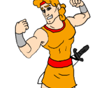 Coloring page Hercules painted byJorge21